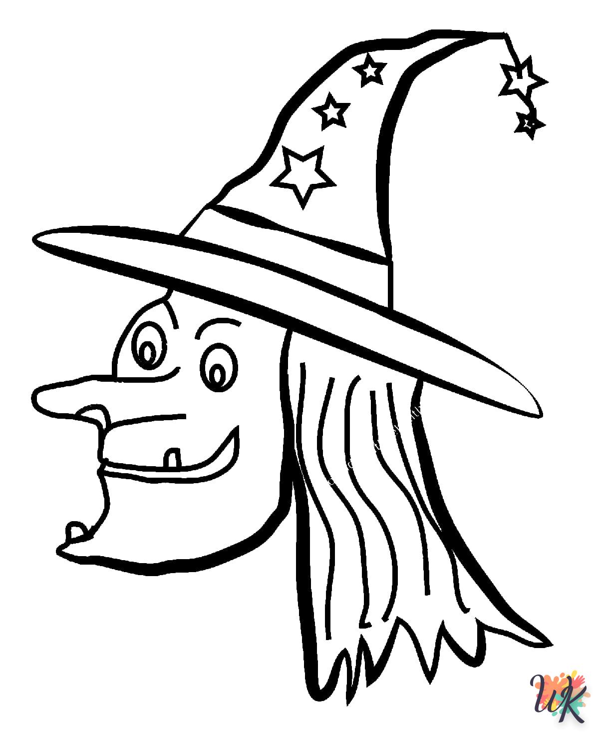 Strega 58 Disegni da Colorare Strega 56